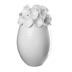 Vase with White Petals - 15