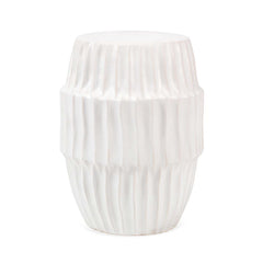 White Ombre Algae Side Table