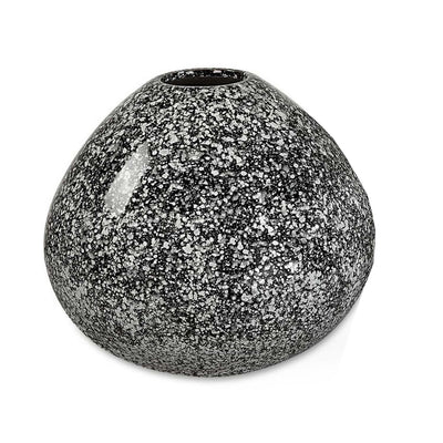 Cosmic Black White Vase - Small