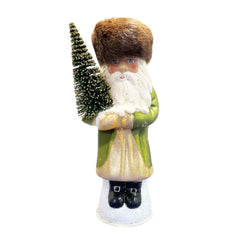 Green Russian with Brown Fur