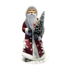 Plum White Santa