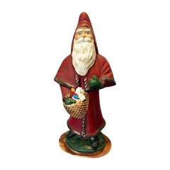Vintage Red Santa with Toys