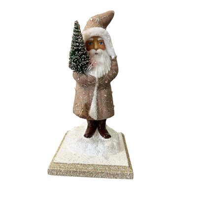 Champagne Santa with Crystals