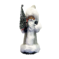 Silver Santa with White Fur