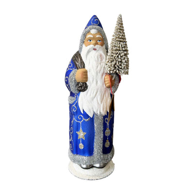 Colbalt Santa with Crystals