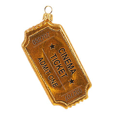 Cinema Ticket Ornament