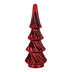 Red Glass Xmas Tree - 15
