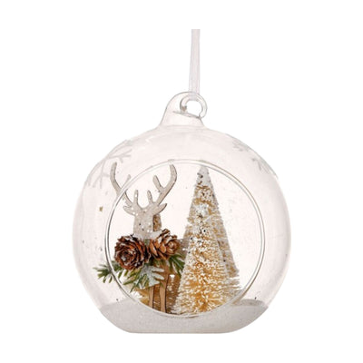 Shadow Winter Scene Ornament - 4"