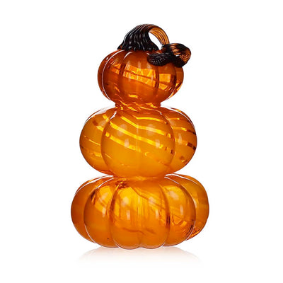 Orange Stacked Pumpkins - 12"