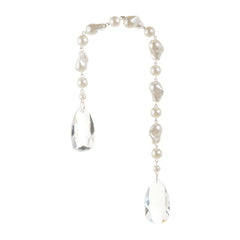 Pearl And Crystal Drop Orn 16