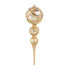 Gold Pearl Finial Orn 11