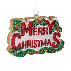 Merry Christmas Orn 5.5