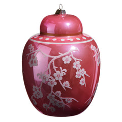 Pink Floral Jar - 8