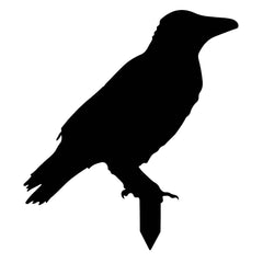 Metal Crow Garden Stake