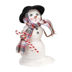 Snowman with Candy Canes