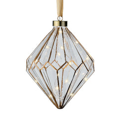 Micro LED Ornament Diamond - Warm White Lights