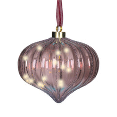 Micro LED Ornament Onion Red