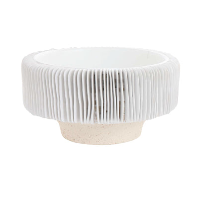 Ivory Grayton Compote Bowl - 11" Dia