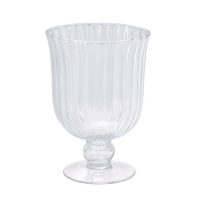 Clear Oster Vase - 10" Tall