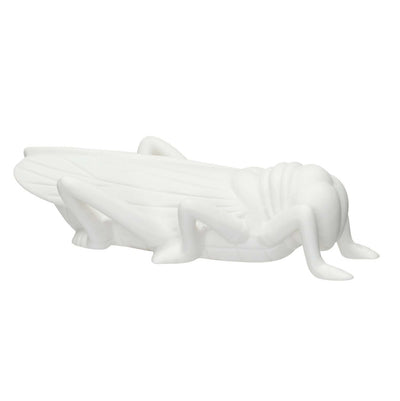 Stoneware Bisque Grasshopper - 7" Long
