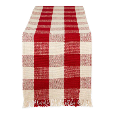 Red Check Runner - 13"x75"