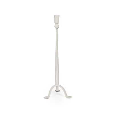 Timeless Cream Taper Candle Holder