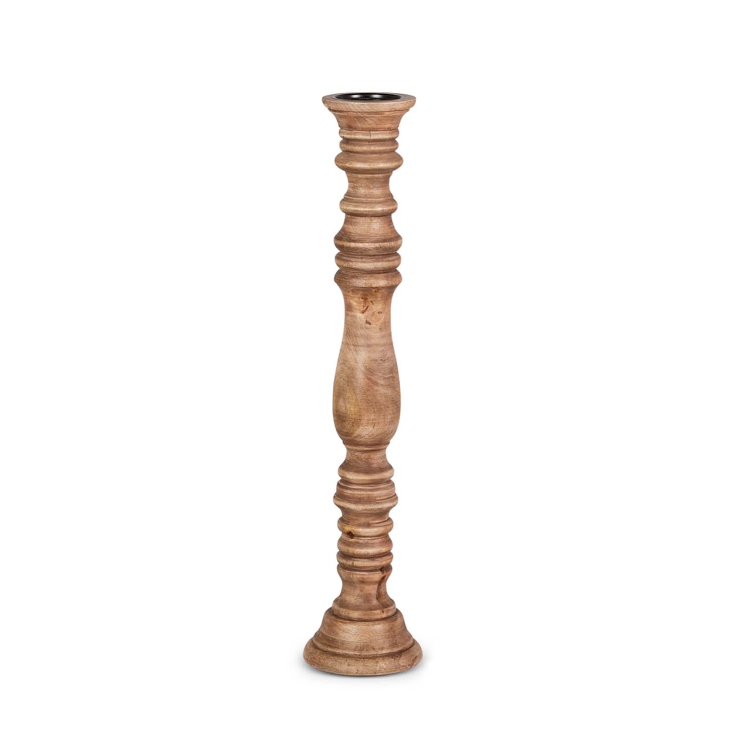 Wooden Candlestick - Medium – Roger's Gardens