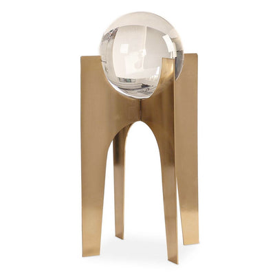 Gold Crystal Ball Holder - Large