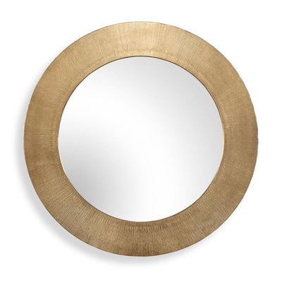 Tano Gold Round Mirror