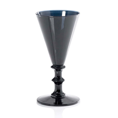 Deep Blue Lorraine Vintage Glass Cordial Glass