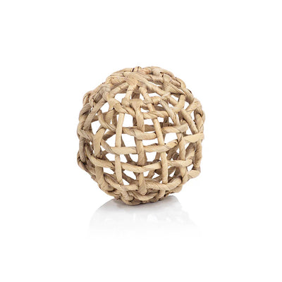 Water Hyacinth Twisted Orb - 5"
