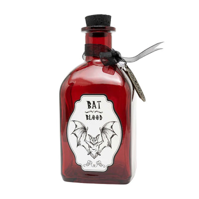 Glass Potion Bottle - 6" Tall