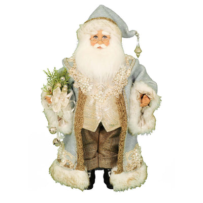Tiffany Blue Santa - 17" Tall