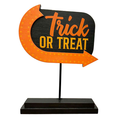 Halloween Marquee Standing Sign - 12" Tall