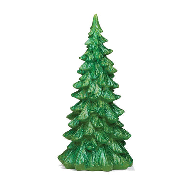 Green Glitter Tree - 8" Tall