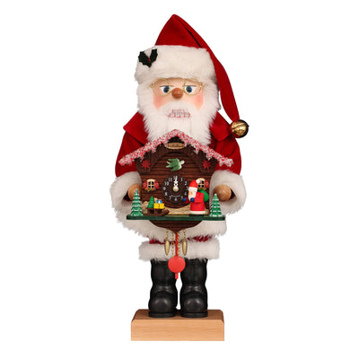 Nutcracker Santa Cuckoo Clock - 19" Tall