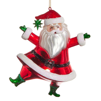 Dancing Santa Ornament - 5"