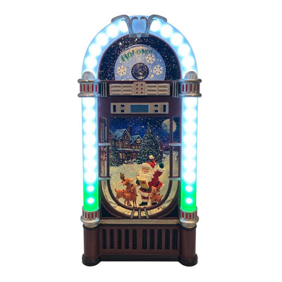 Musical Santa's Choir Lighted Water Jukebox - USB Cord Included