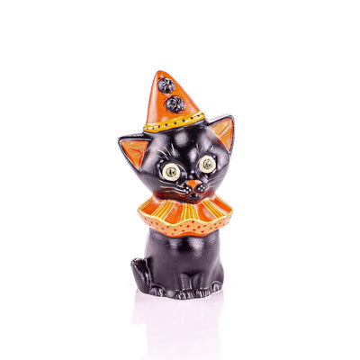 Halloween Cat with Hat - 6" Tall