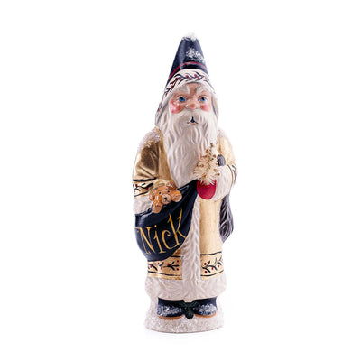 St. Nick with Gold Coat - 7" Tall