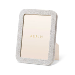 Modern Shagreen Frame Dove - 5