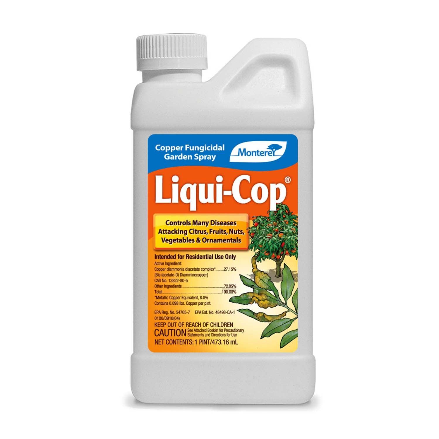 Monterey LiquiCop Copper Fungicide Concentrate 16oz Roger's Gardens