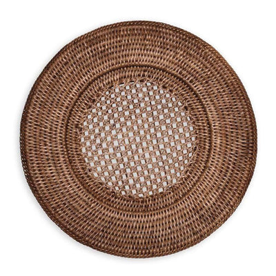 Rattan Round Charger Plate