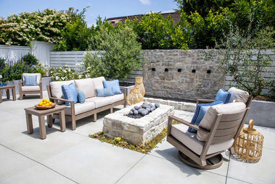 Laguna Sofa & Swivel Lounge Chairs - 3pc