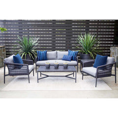 St. Croix 3 Piece Loveseat & Club Chairs Set