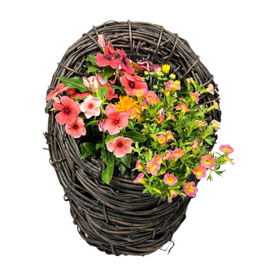 Fall Color in Small Grapevine Basket
