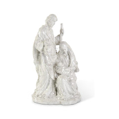 White Glitter Nativity - 12