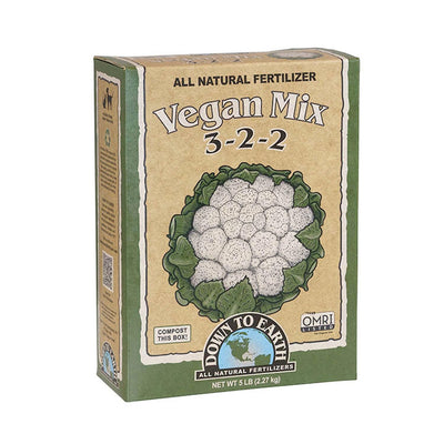 Down To Earth Organic Vegan Mix Fertilizer - 5lbs