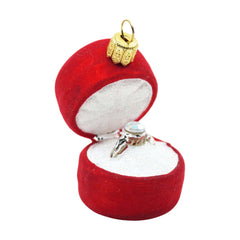 Red Velvet Engagement Ring