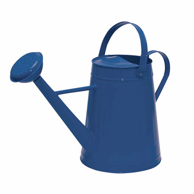 Blue Metal Watering Can - 2.1gal